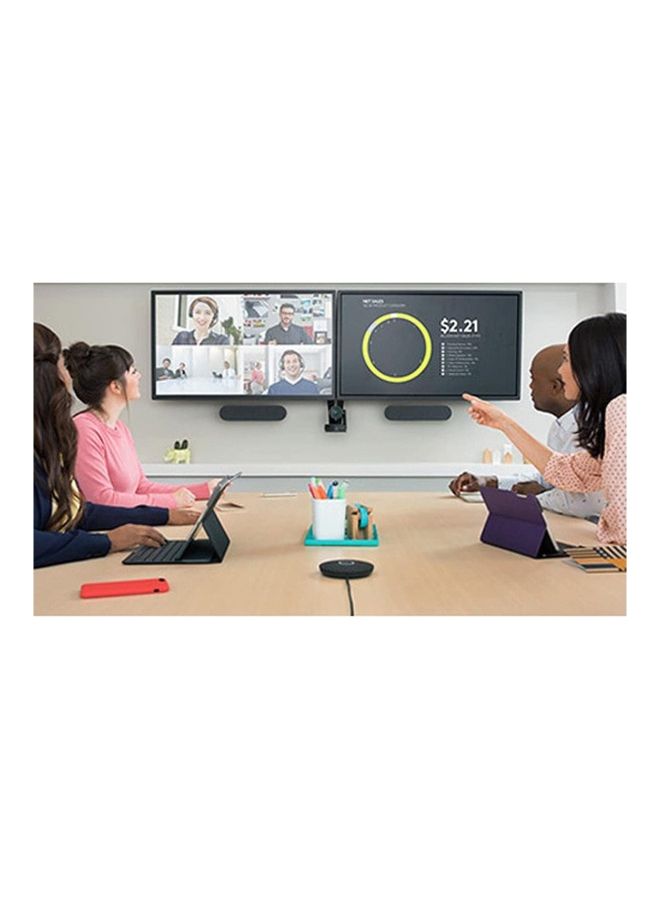 Rally Plus Premium Ultra-HD Conference Cam System With Automatic Camera Control Black