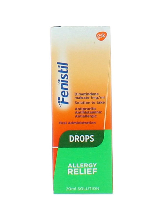 FENISTIL Dimetindene 1mg Drops 20ml  - Image 2