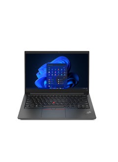 ThinkPad E14 Gen4 (Upgraded Version) Laptop With 14-Inch Display, Core i7-1255U-Processor/24GB RAM/1TB SSD/Integrated Intel Iris Xe Graphics/Windows 11 English/Arabic Black