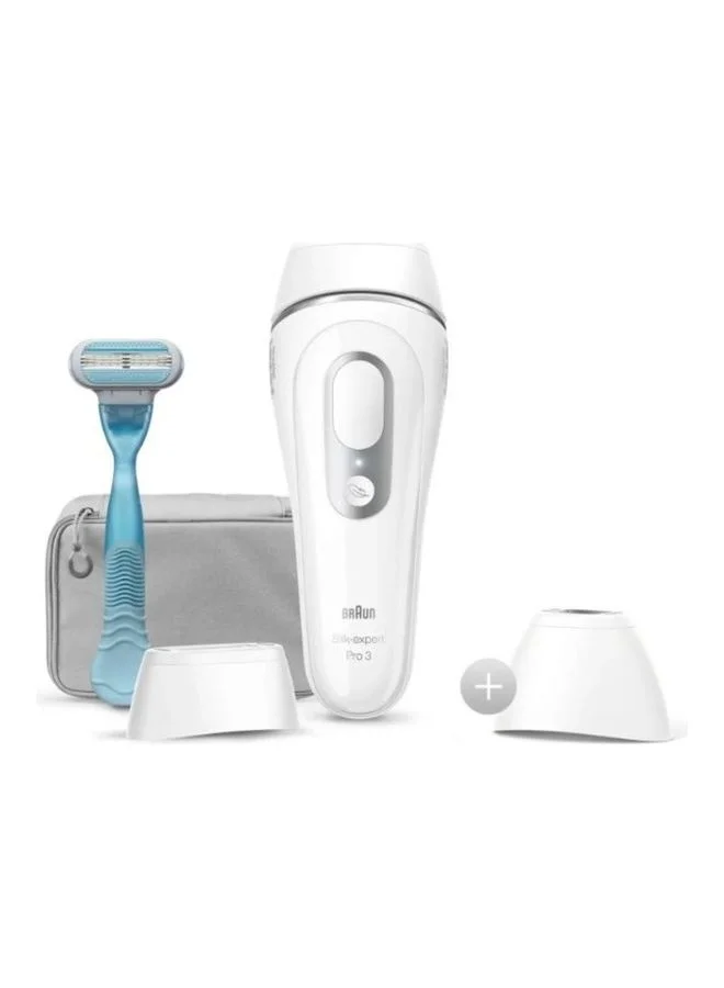 BRAUN Silk-expert Pro 3 PL3121 IPL with 3 extras: precision head, Venus razor, zip pouch