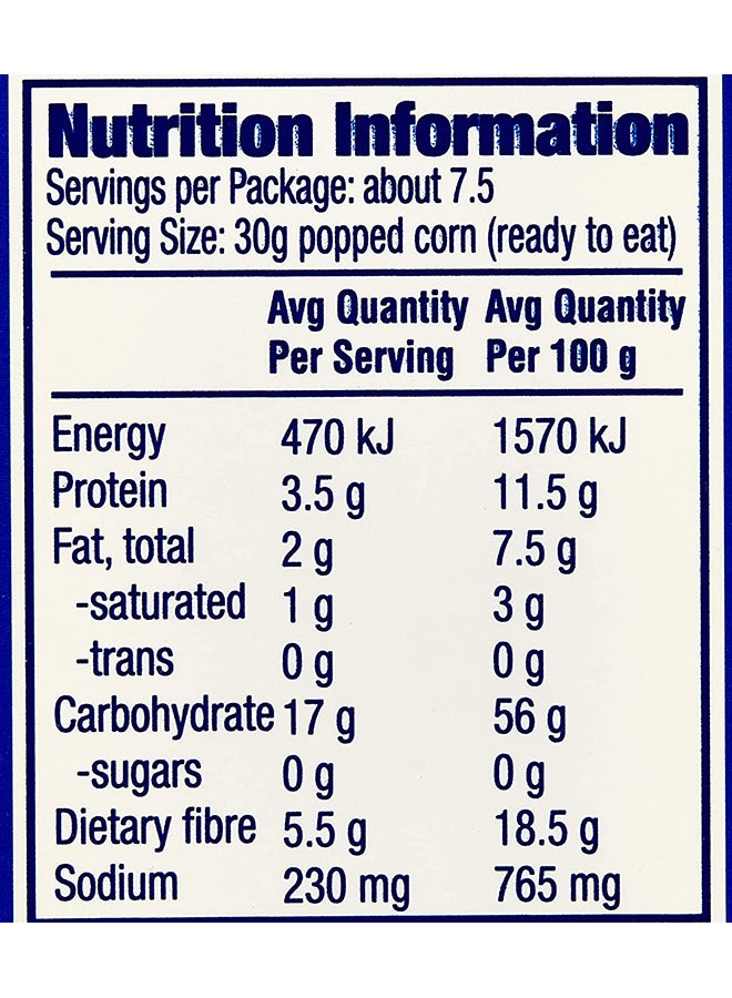 Microwave Popcorn Light Butter Flavour 241.8grams - v1668508744/N36138970A_3