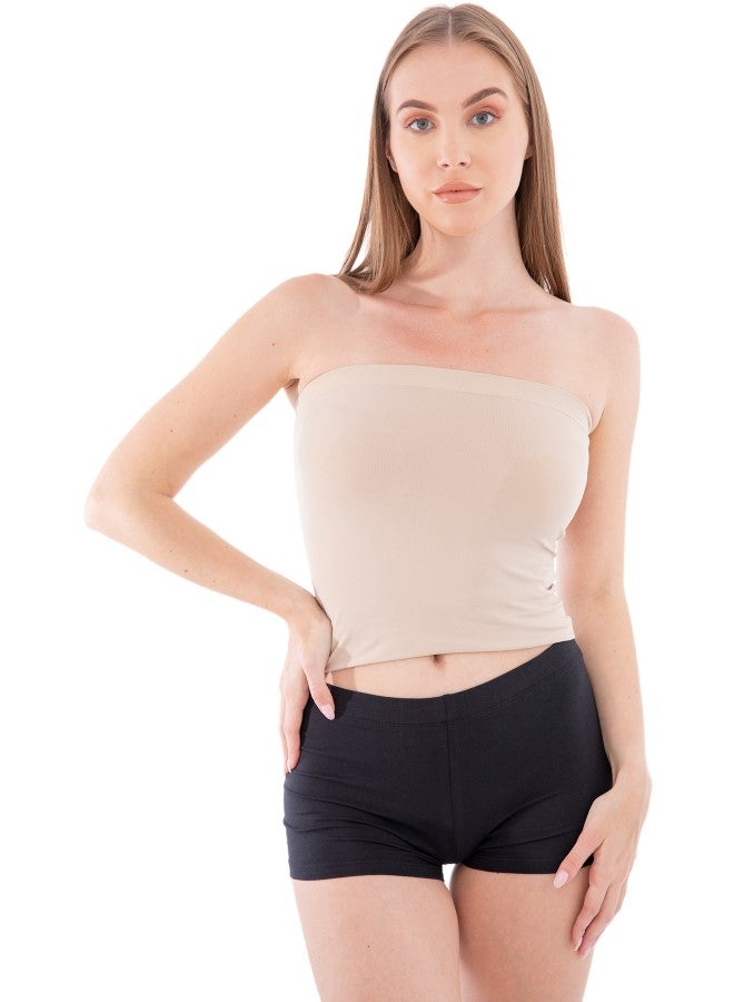 Carina Wear Slim Fit Cotton Hot Short black - Image 1
