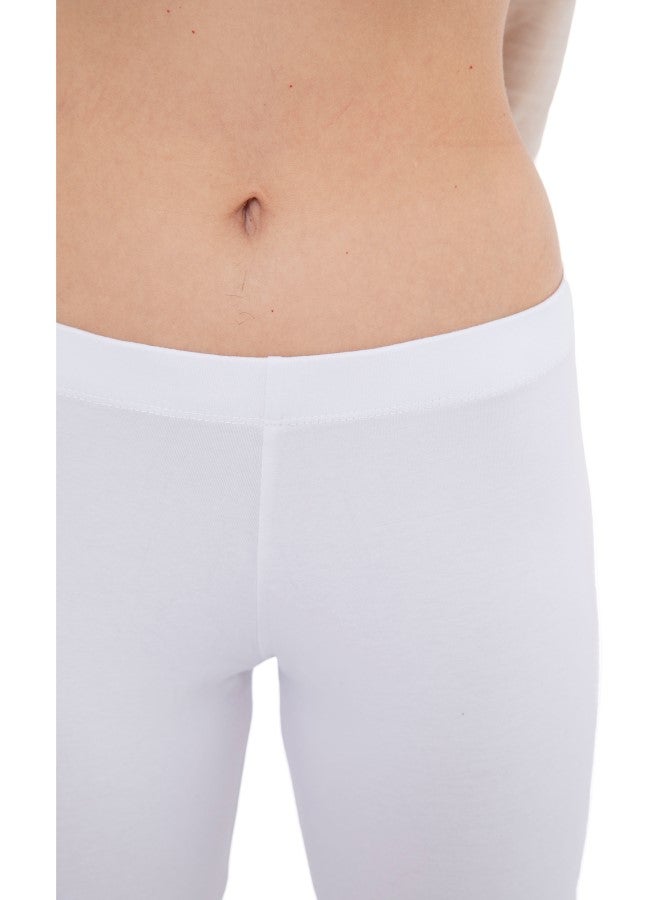 Carina Wear Cotton Pantacourt Legging white  - Image 2