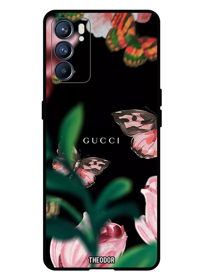 Theodor Protective Case Cover For Oppo Reno 6 5G Butterflies - Image 1