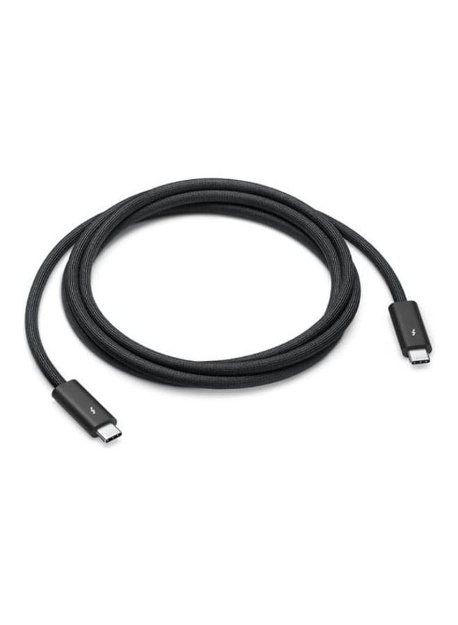 Apple - Thunderbolt 4 Pro Cable (1.8 m) Black - Image 1