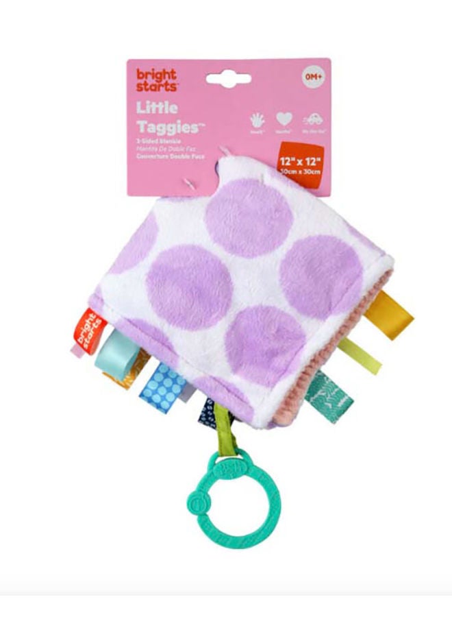 Bright Starts - Little Taggies 2 Sided Blankie 21.34x4.06x34.8cm - Image 1