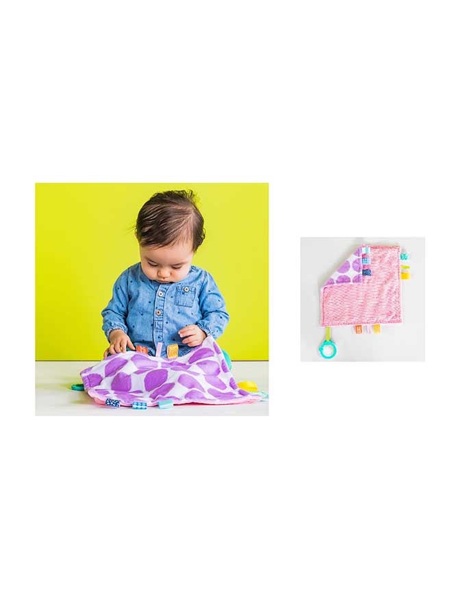 Bright Starts - Little Taggies 2 Sided Blankie 21.34x4.06x34.8cm - Image 1