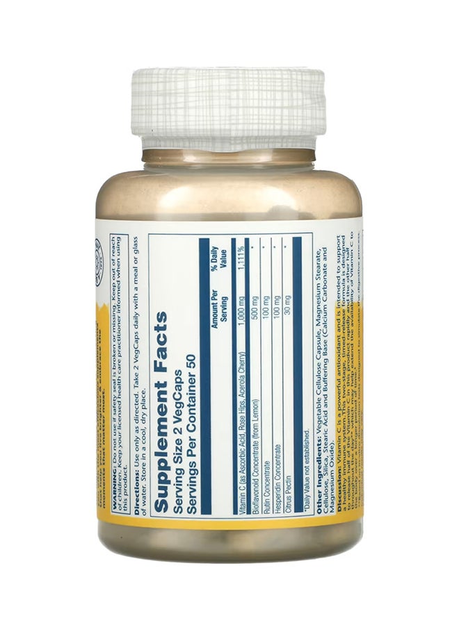 سوبر بيو فيتامين سي المؤقت - 100 كبسولة - Image 2