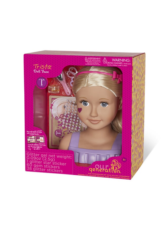 Our Generation Trista 46 Cm Doll Styling Head - Image 2