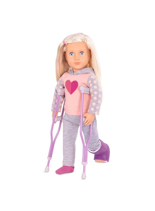 Our Generation Martha - All My Friends Will Sign My Cast 18" Inch Doll With Accessories  - Image 1