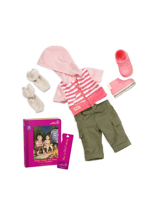 أور جنريشن شانون - استمتع بمغامرات التخييم مع هذه الدمية مقاس 18 بوصة - Image 2