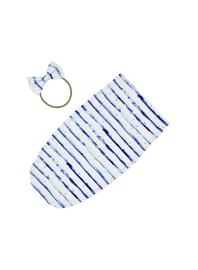 Generic 2-Piece Baby's Headband Swaddle Wrap Set  - Image 1