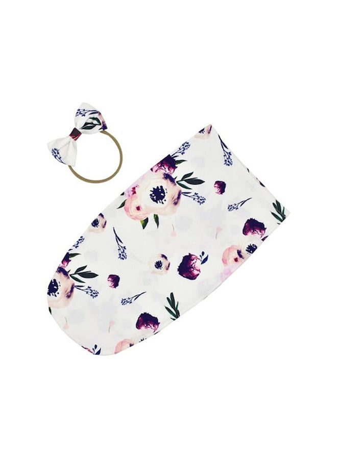 Generic 2-Piece Baby's Headband Swaddle Wrap Set  - Image 5