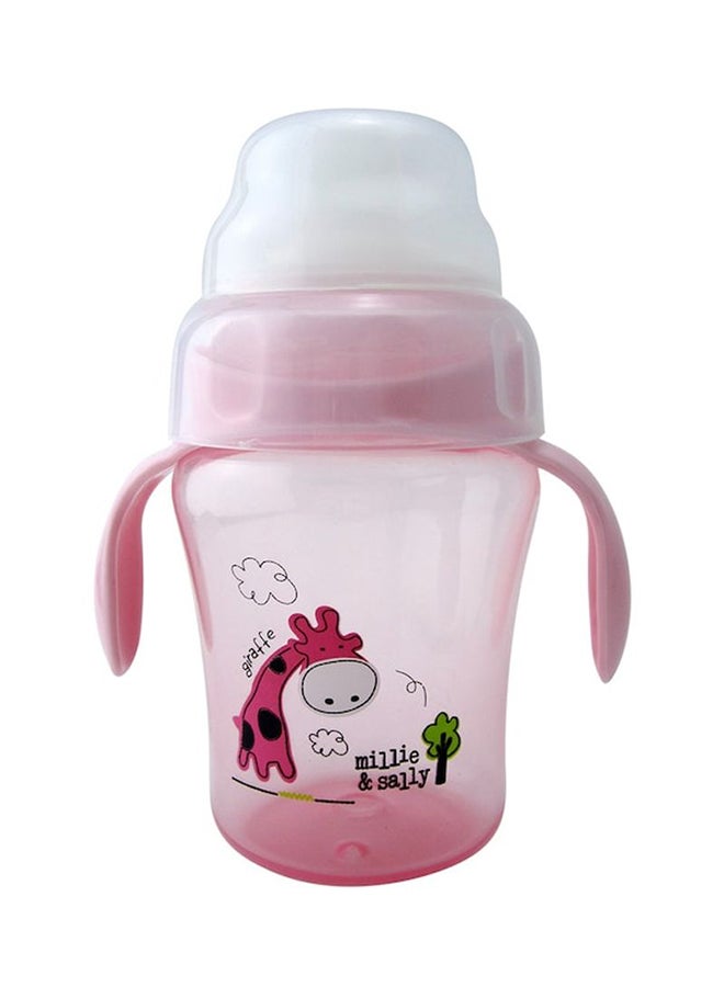 Cartoon Cute Classic Babies Feeding Bottle With Grip  - Image 2