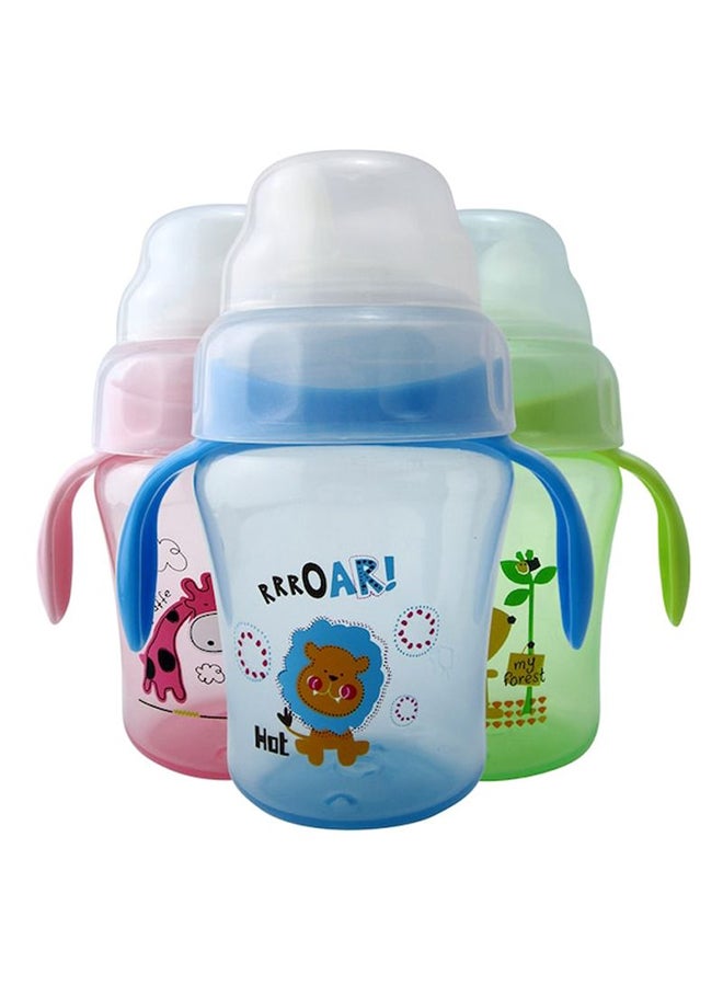 Cartoon Cute Classic Babies Feeding Bottle With Grip  - Image 3