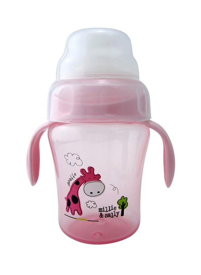 Cartoon Cute Classic Babies Feeding Bottle With Grip  - Image 2