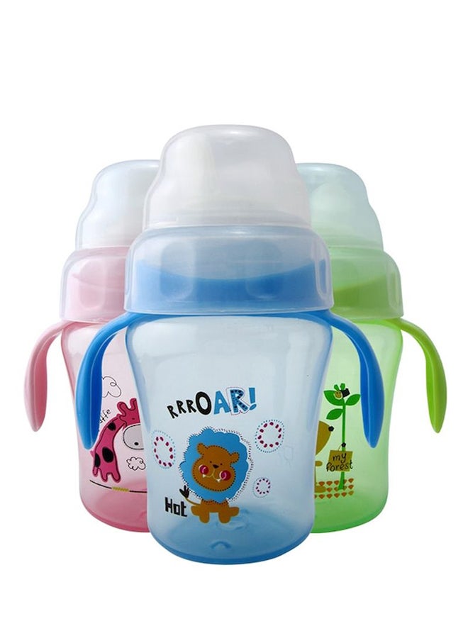 Cartoon Cute Classic Babies Feeding Bottle With Grip  - Image 3