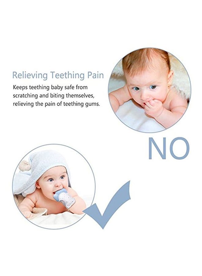 1-Piece Baby's Glove Silicone Teether Sensory Crinkle Chew Toy Mitt 3M-18M Babies - Image 3