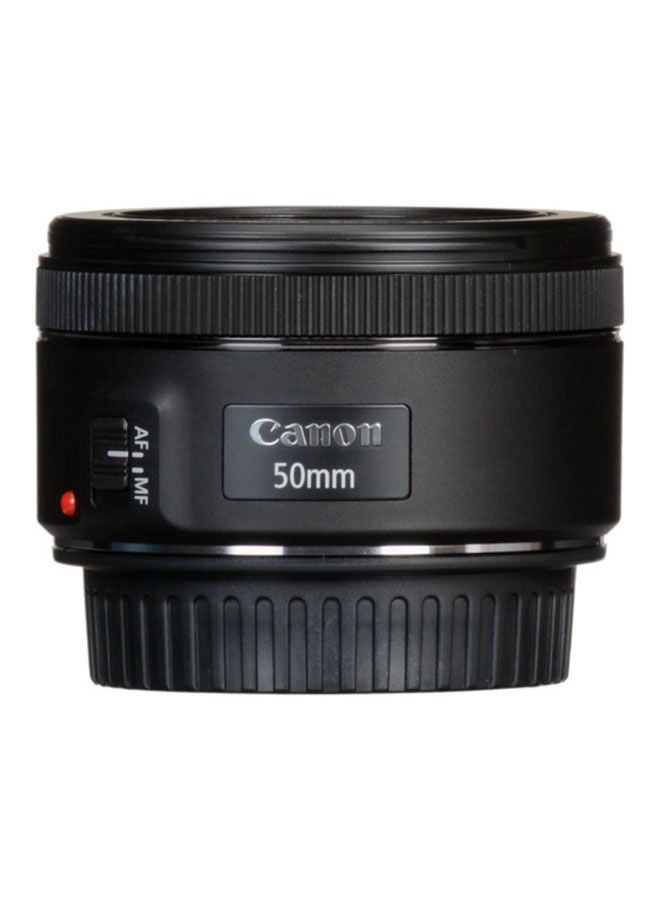 EF 50mm F/1.8 STM Lens For Canon DSLR Cameras 50mm Black 