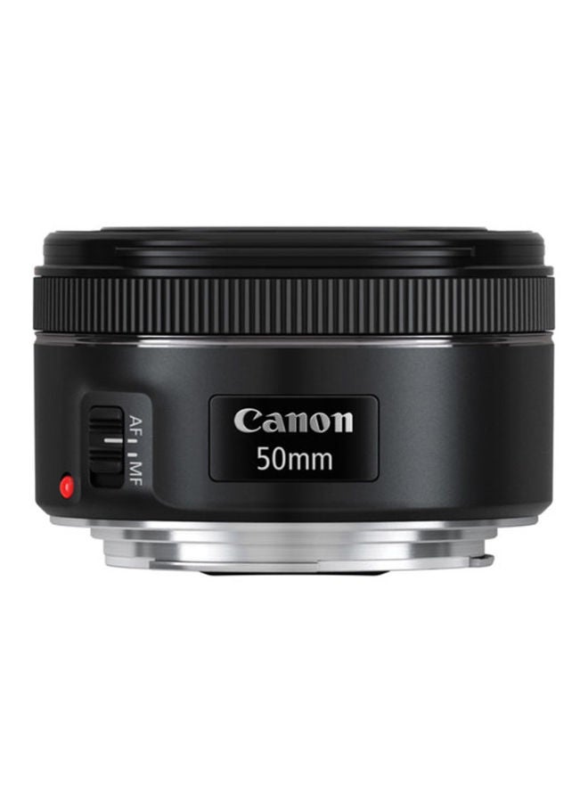 EF 50mm F/1.8 STM Lens For Canon DSLR Cameras 50mm Black 
