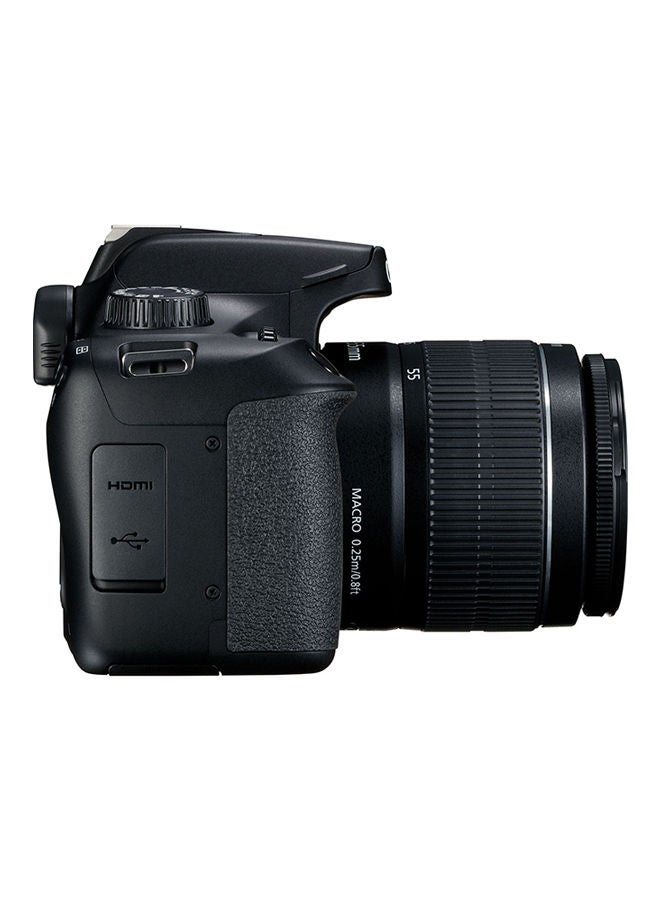 مجموعة كاميرا EOS 4000D بعدسة تقريب EF-S مقاس 18-55 مم وفتحة عدسة f/3.5-5.6 III + عدسة USM EF مقاس 75-300 مم بفتحة عدسة f/4-5.6 III بدقة 18 ميجابكسل، وواي فاي وبلوتوث مدمجين - v1668519555/N15655954A_4