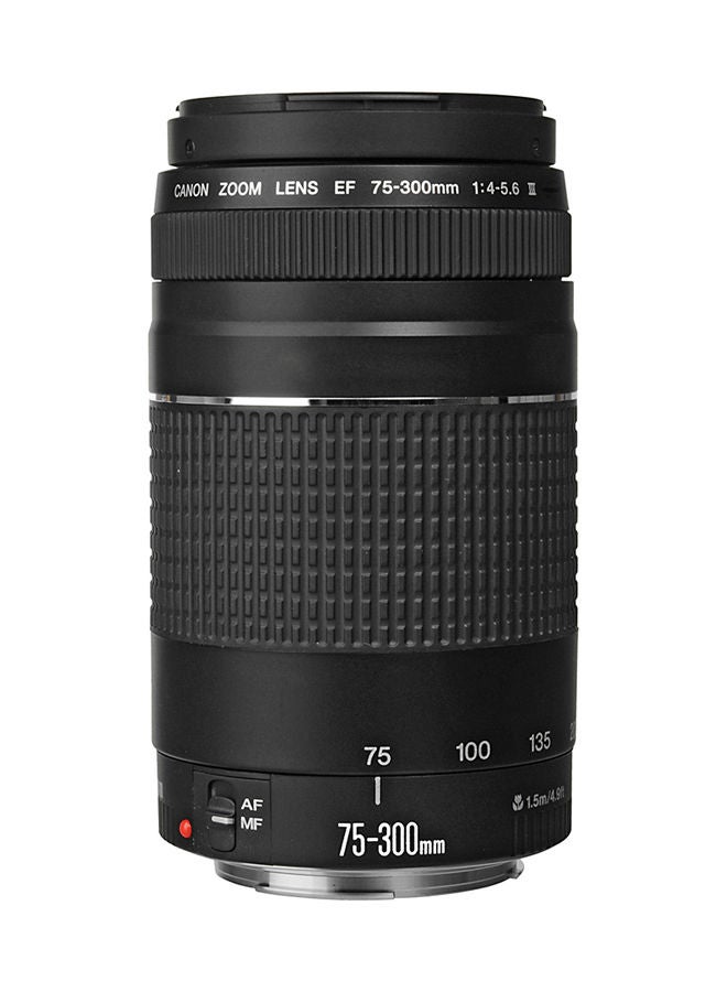 مجموعة كاميرا EOS 4000D بعدسة تقريب EF-S مقاس 18-55 مم وفتحة عدسة f/3.5-5.6 III + عدسة USM EF مقاس 75-300 مم بفتحة عدسة f/4-5.6 III بدقة 18 ميجابكسل، وواي فاي وبلوتوث مدمجين - v1668519556/N15655954A_6