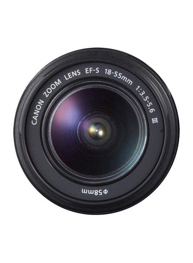 مجموعة كاميرا EOS 4000D بعدسة تقريب EF-S مقاس 18-55 مم وفتحة عدسة f/3.5-5.6 III + عدسة USM EF مقاس 75-300 مم بفتحة عدسة f/4-5.6 III بدقة 18 ميجابكسل، وواي فاي وبلوتوث مدمجين - v1668519557/N15655954A_10