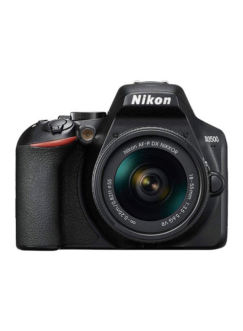 D3500 DSLR with AF-P DX NIKKOR 18-55mm f/3.5-5.6G VR Black