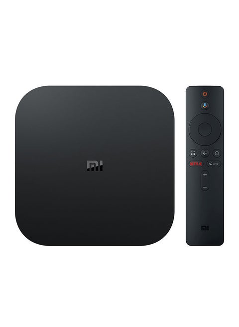 مي بوكس S بدقة 4K HDR يعمل بنظام أندرويد أسود