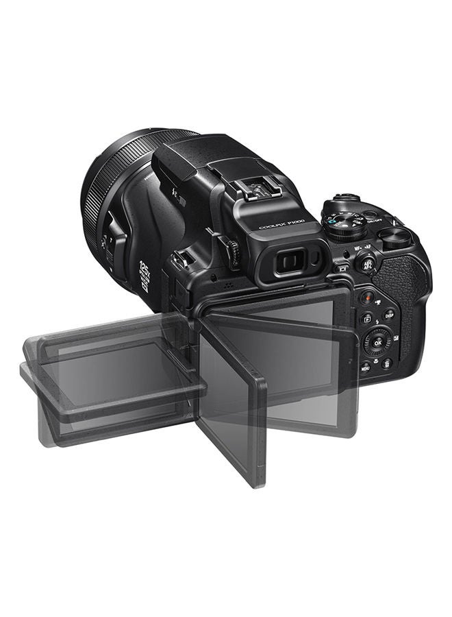Nikon - Coolpix P1000 Point And Shoot Camera 125x Wide Optical Zoom-Nikkor ED Glass Lens 16MP With Vari-Angle LCD Screen Built-In Wi-Fi And Bluetooth - Image 1