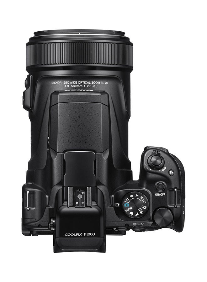 Nikon - Coolpix P1000 Point And Shoot Camera 125x Wide Optical Zoom-Nikkor ED Glass Lens 16MP With Vari-Angle LCD Screen Built-In Wi-Fi And Bluetooth - Image 1