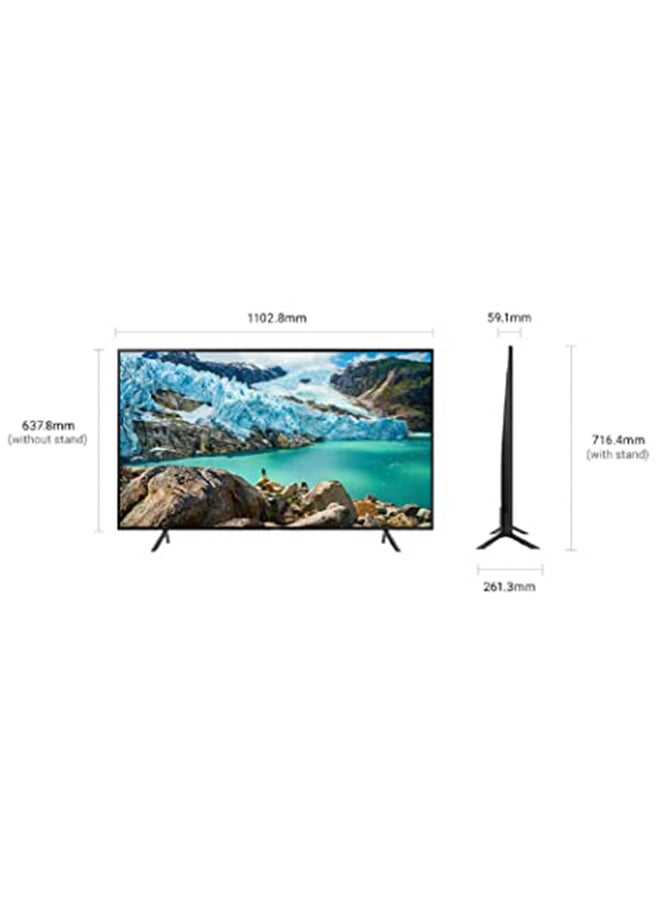 Samsung - 49-Inch 4K Ultra HD Flat Smart TV UA49RU7100 Black - Image 1