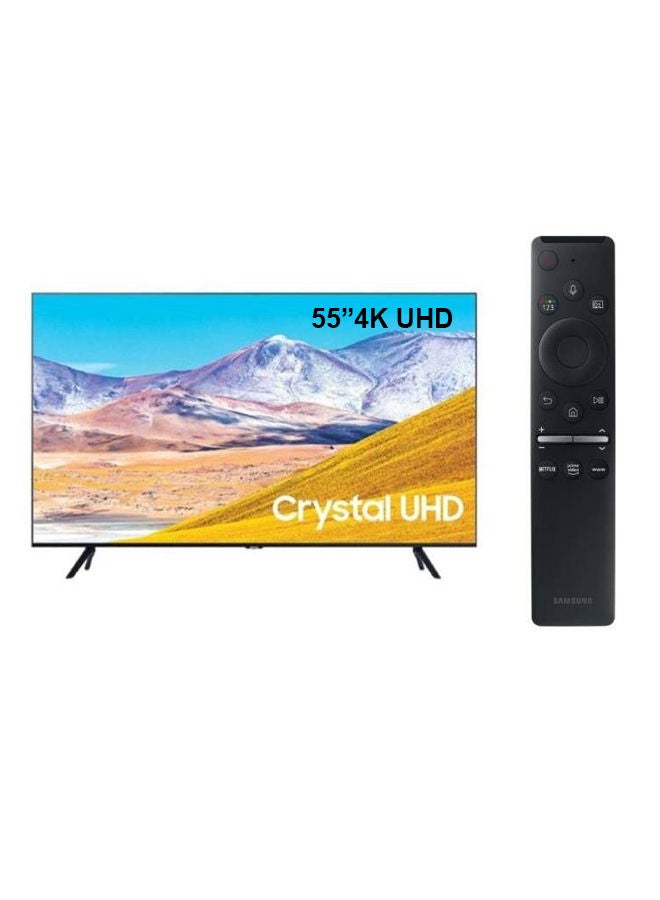 55-Inch 4K UHD Smart LED TV And Smart Remote Control UA55TU8000 Black