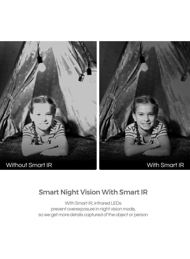 EZVIZ - Wi-Fi 2MP Smart Home Security Camera White - Image 1