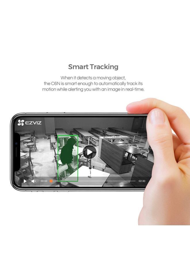 EZVIZ - Wi-Fi 2MP Smart Home Security Camera White - Image 1
