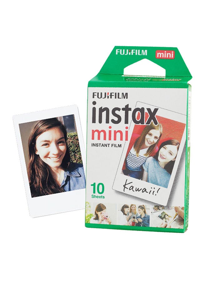 فوجي فيلم - كاميرا Instax Mini 11 للأفلام الفورية مع مجموعة مكونة من 10 أفلام باللون الرمادي الفحمي - Image 1