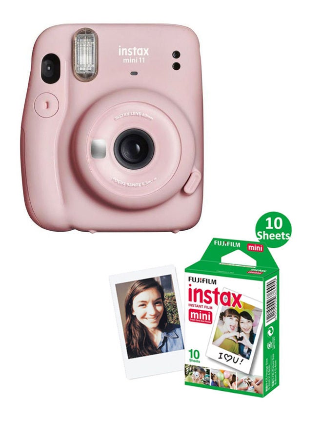 FUJIFILM Instax Mini 11 Instant Film Camera With Pack Of 10 Films  - Image 1