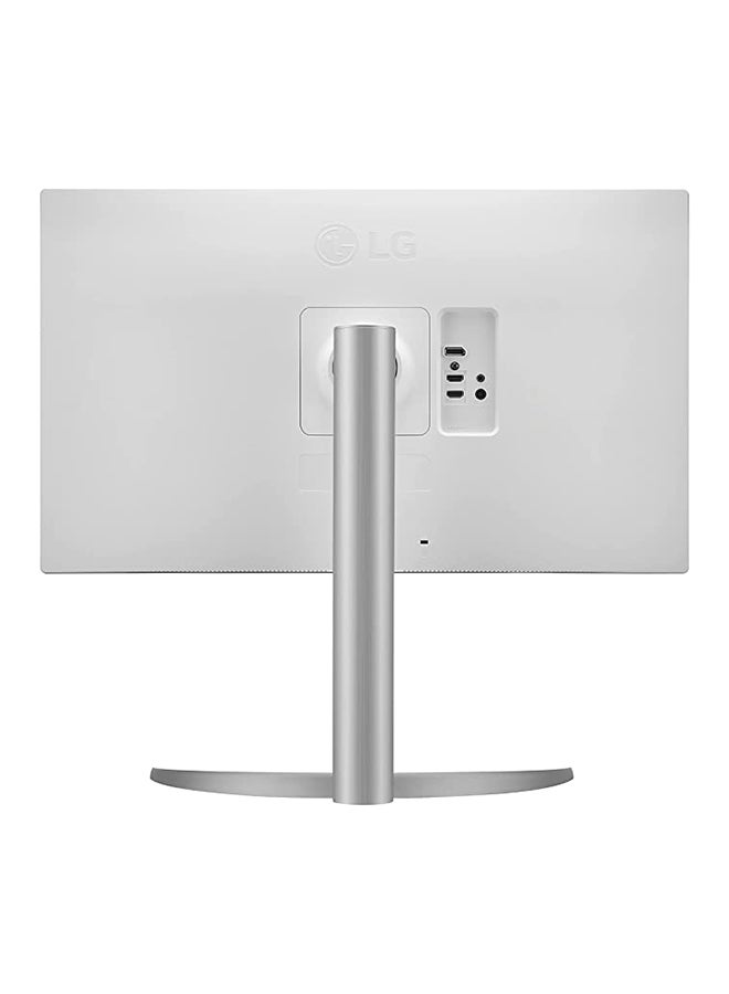 LG - 27UP650-W 27 Inch 4K UHD IPS LED Monitor, VESA Display HDR 400, AMD FreeSync, Tilt, Height & Pivot Adjustable Stand, 60Hz Refresh Rate, 5ms Response Time, 1.07B Color Support 27UP650-W Silver/Black - Image 1