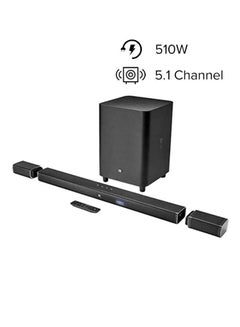 5.1 Channel Soundbar Wireless Bluetooth Speaker BAR51BLK Black