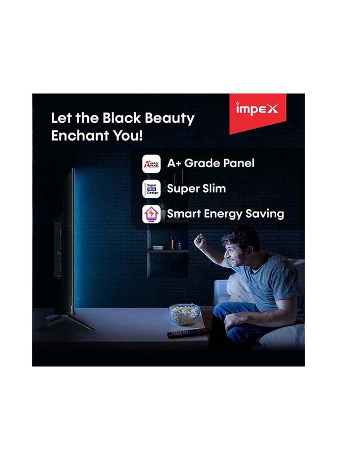 Impex - 40 Inch HD Ready Gloria Smart LED TV IX40HDS Black - Image 1