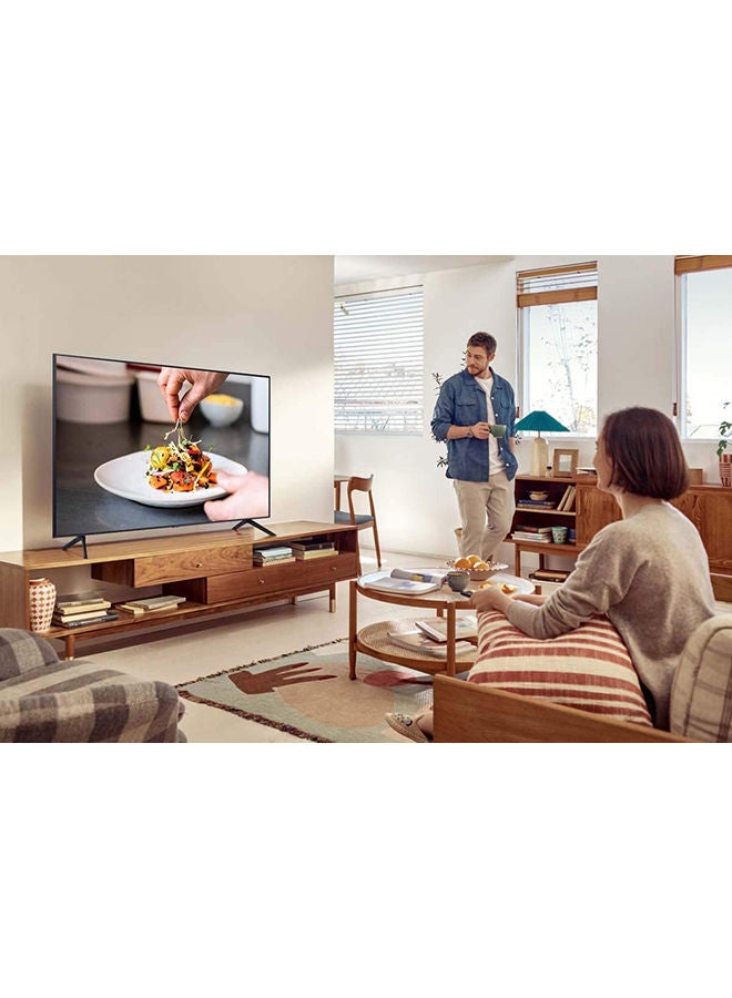 Samsung - 58 Inches AU7000 Crystal UHD 4K Flat Smart TV (2021) 58AU7000 Titan Black - AE - Image 1