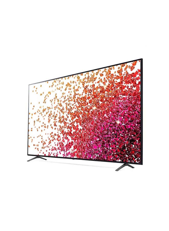 LG - NanoCell TV 86 Inch NANO75 Series Cinema Screen Design 4K HDR WebOS Smart With ThinQ AI 86NANO75VPA Black - Image 1