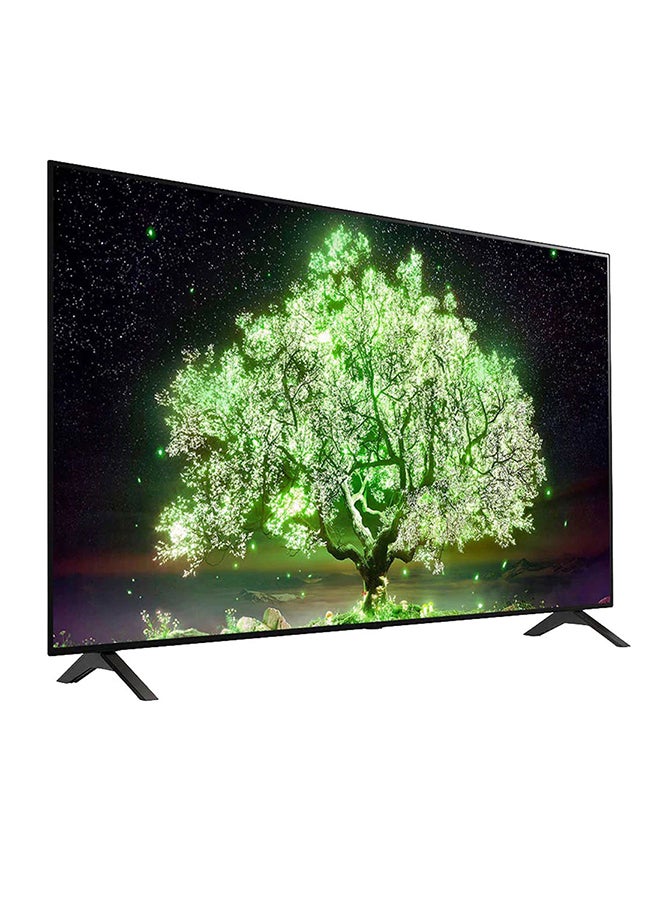 LG - 55-Inch A1 Series Cinema Screen Design 4K HDR WebOS Smart TV With ThinQ AI OLED55A1PVA-AMAG / OLED55A1PVA Black - Image 1