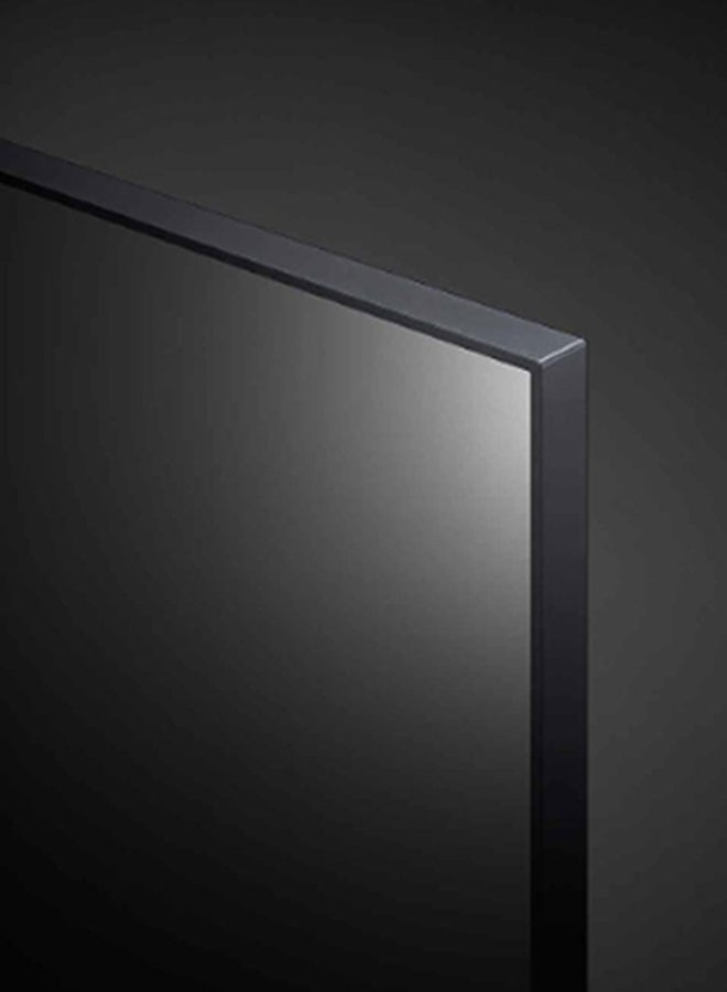 إل جي - تلفزيون ذكي أب77 سيريس بتصميم شاشة السينيما بدقة فائقة الوضوح 4K مزود بخاصية النطاق الديناميكي العالي النشط ونظام تشغيل ويب أو إس وتقنية الذكاء الاصطناعي ثينك يو 65UP7750PVB-AMAE أسود - Image 1