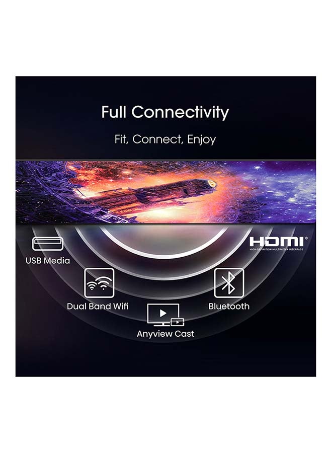 هايسنس - تلفزيون ذكي QLED بدقة 4K مقاس 55 بوصة 55A7GQE أسود - Image 1