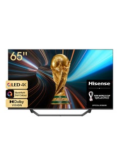 تلفزيون ذكي QLED بدقة 4K وبقياس 65 بوصة 65A7GQE أسود