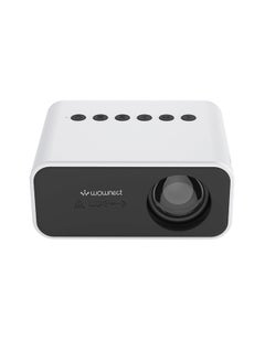 Wownect Mini Projectors 100 Lumens/Ideal Screen Size Upto 80 Inch For Kids/Small Room Native Res 360X240P Home Theater Portable Compatible With Hdmi, Usb, Av PROJ-WO-57-W White  - Image 2