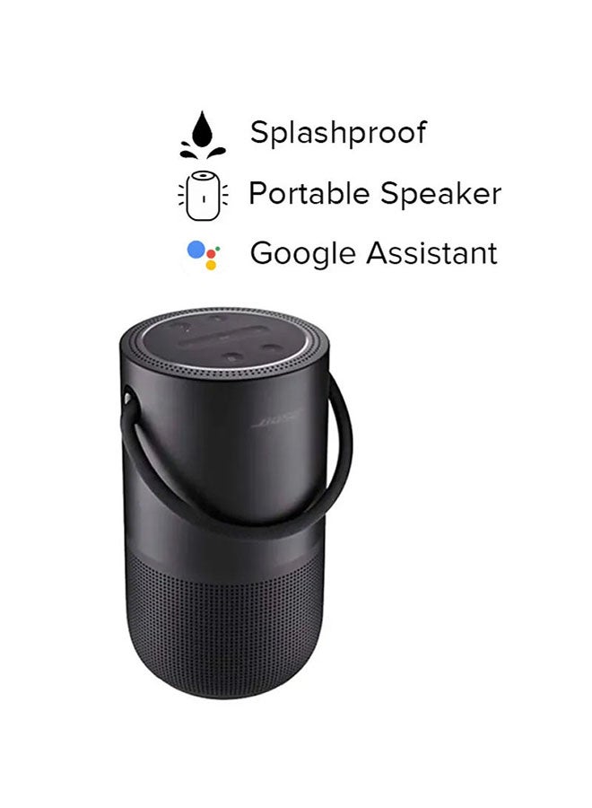 Portable Smart Speaker, Water-Resistant Design With 360° Sound Bluetooth Wi-Fi And Airplay 2 Triple Black - v1668531504/N32828503A_2