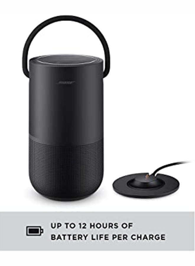 Portable Smart Speaker, Water-Resistant Design With 360° Sound Bluetooth Wi-Fi And Airplay 2 Triple Black - v1668531505/N32828503A_9