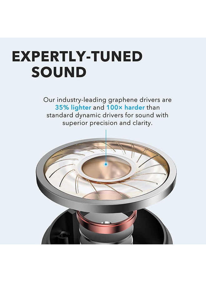 Life P2 Bluetooth Earphones, Wireless Earbuds with 4 Microphones, CVC 8.0 Noise Reduction Ear Buds, Graphene Drivers for Clear Sound, USB C, 40H Playtime, IPX7 Waterproof Black
